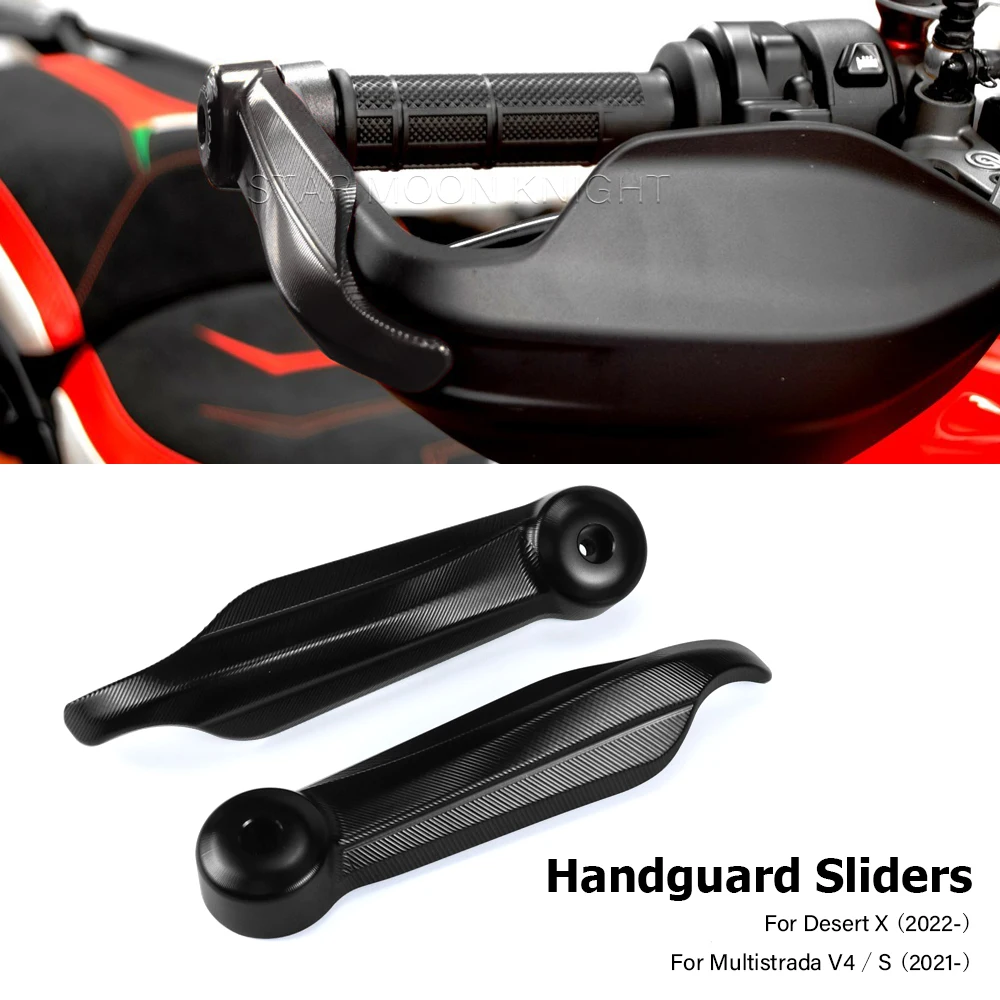 

Motorcycle Handguard Sliders For Ducati Desert X DesertX（2022-）For Multistrada V4 V4S（2021-）Handlebar Hand Guard Protection