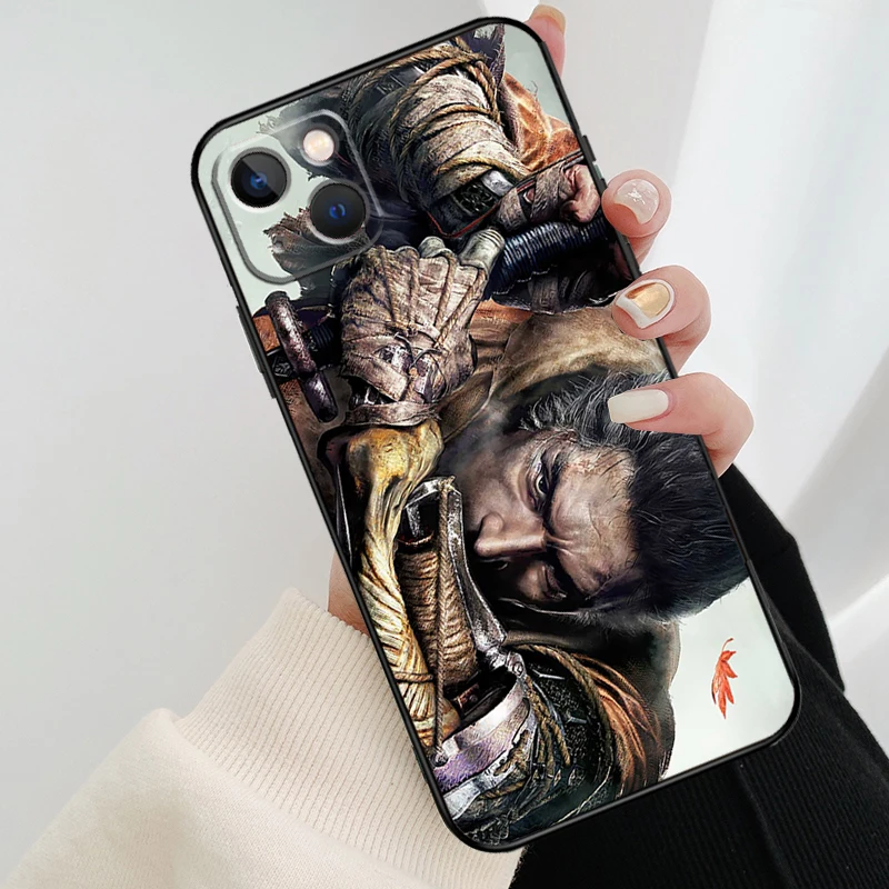 Sekiro-iPhone用ケース,iPhone 13,12,11,14,15,16 pro max,mini x,xs