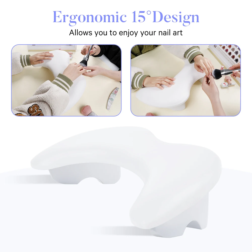 

Butterfly Two Hands Nail Art Hand Pillow Removable Nail Arm Rest Manicure Stand Hand Pillow Manicure Table For Nail Salon Tools