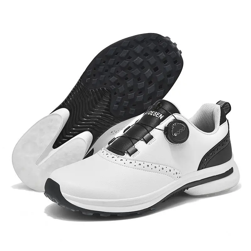 

2026 Best Selling Men Golf Shoes Breathable Athletic Shoe For Men Non-Slip Gym Sneakers Man Quick Lacing Golf Training Shoe Man
