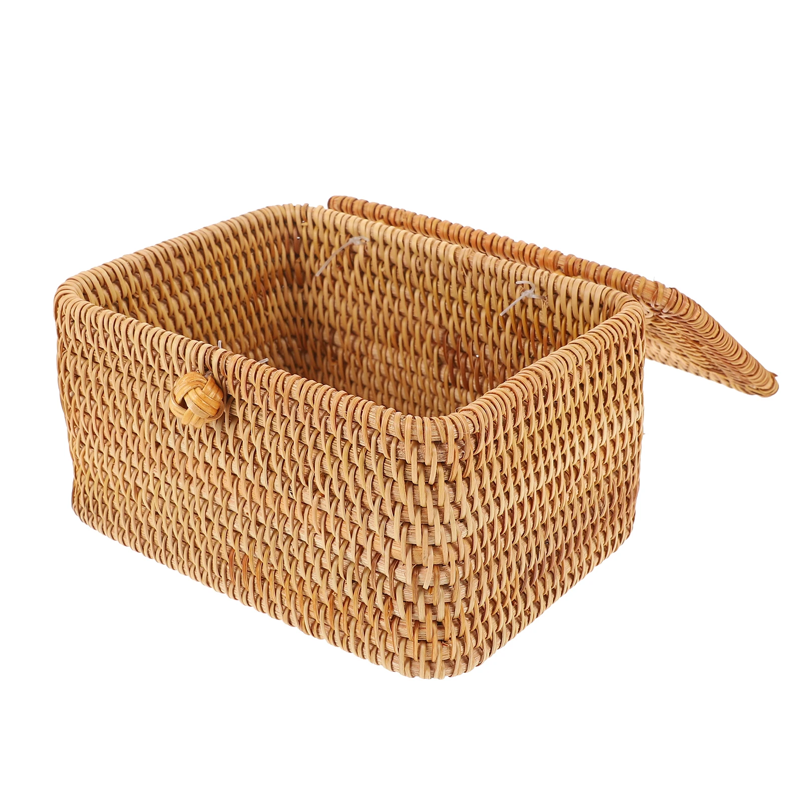 

Rattan Tissue Box Storage Home Decor Paper Napkin Boxes Holder Bedroom Living Room Practical Tissue Holders