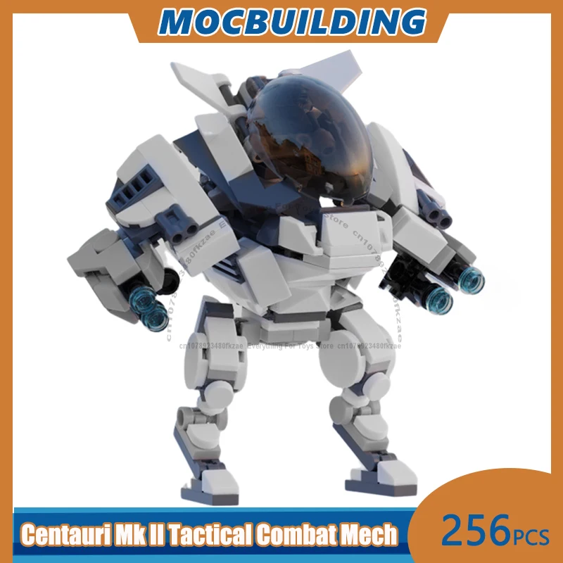 

Centauri Mk II Tactical Combat Mech Model MOC Building Blocks DIY Assemble Bricks Collection Display Creative Toys Gifts 256PCS