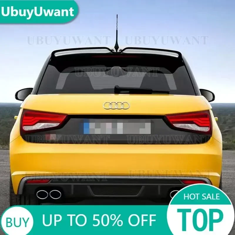 

For Audi A1 R18 2010-2014 High Quality Carbon Fiber Rear Boot Wing Spoiler Rear Roof Spoiler Wing Trunk Lip Boot Cover