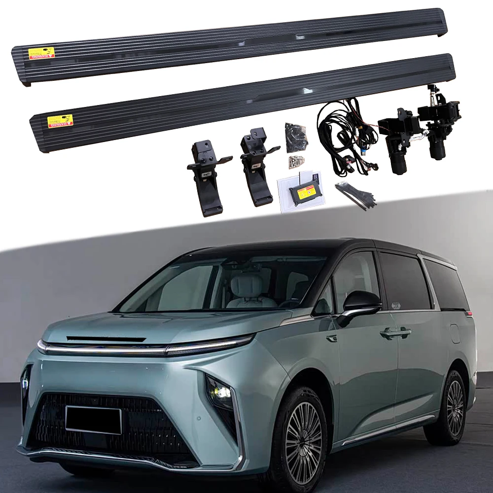 

Черная разлагаемая подножка подходит для электрической боковой ступеньки LDV Mifa 9 2022-2026