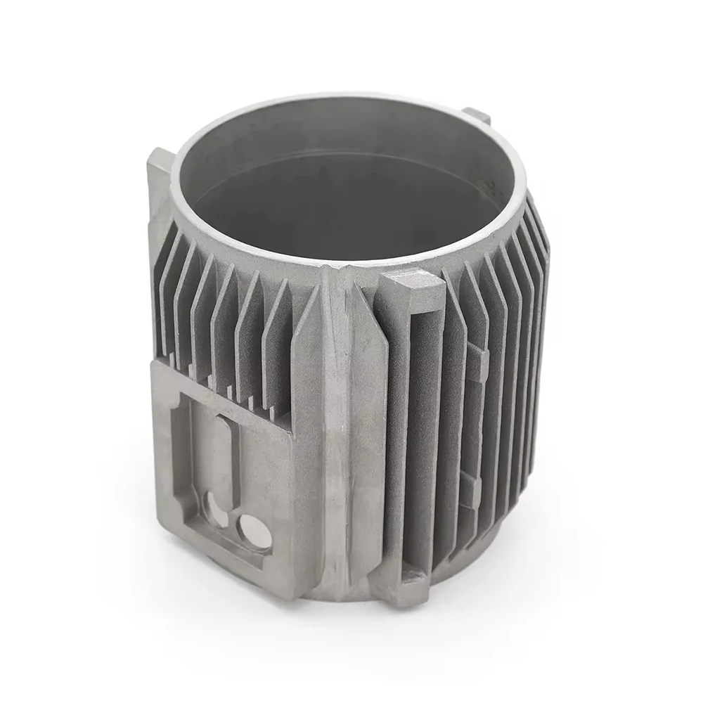 Custom-made die-cast aluminum alloy engine block components and transmission oil pan parts improve heat dissipation efficiency