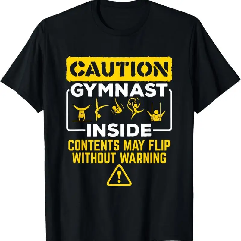 

Gymnast Inside May Flip Funny Gymnastics T Shirt