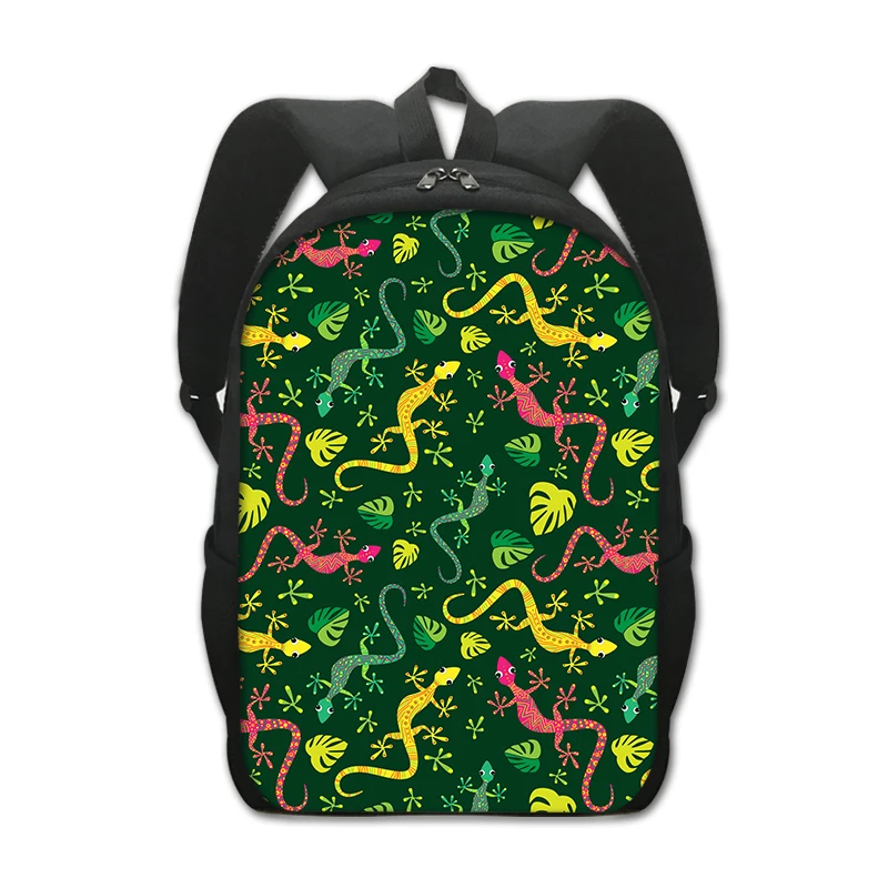 Sac à dos de dessin animé Gecko pour adolescents, sac à dos Dragon barbu, sac à dos lézard Reptile animal de compagnie, sacs d\'école d\'animaux