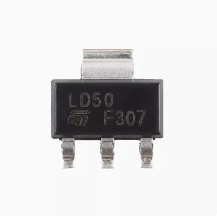 10PCS Genuine LD1117S50TR SOT-223 Fixed Low Dropout Positive Voltage Regulator Chip
