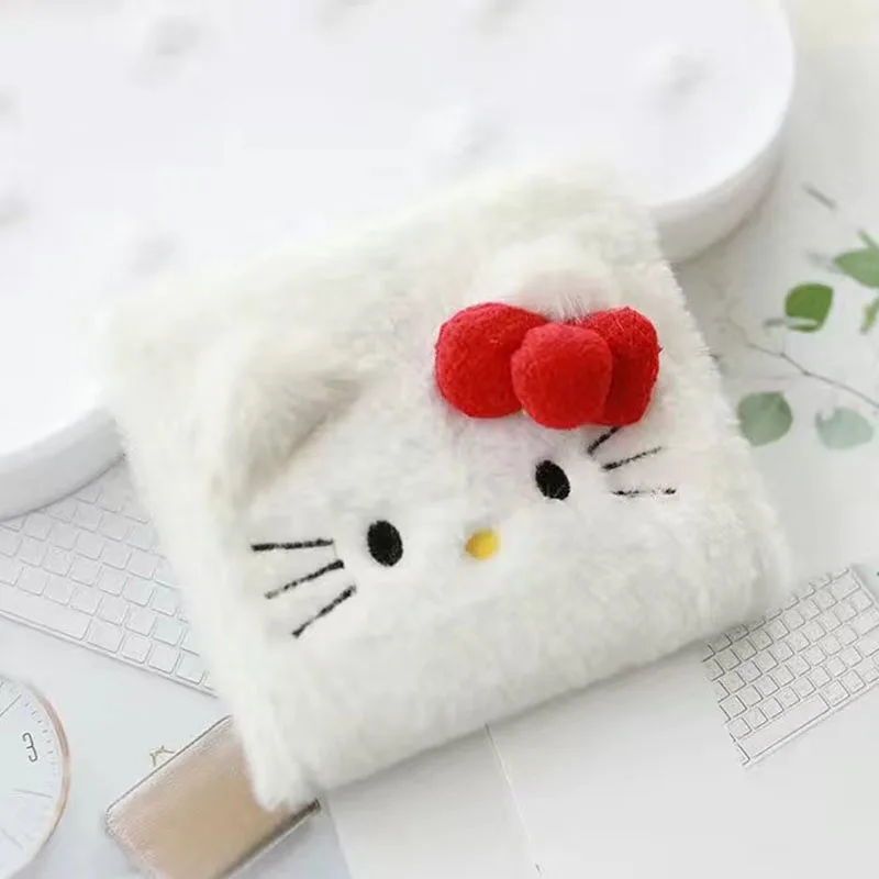 Bolsa de almacenamiento plegable de dibujos animados para niñas, muñeco de peluche 3D de Anime, Hello Kittys, Kuromi, Cinnamoroll