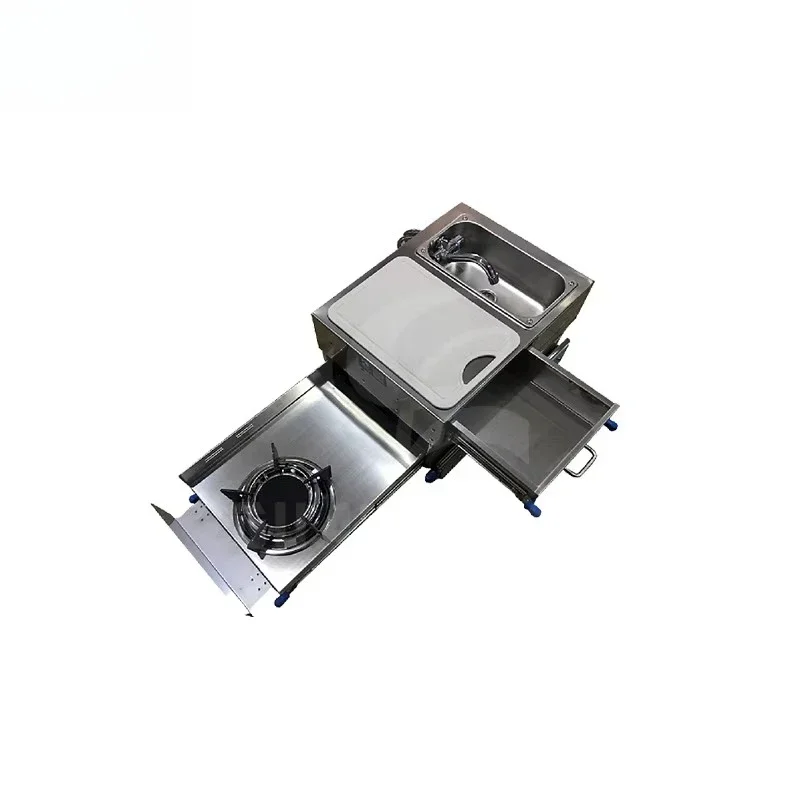 Outdoors Camping Smart Space RV CARAVAN KITCHEN SLIDING Gas Stove COMBI SINK C001