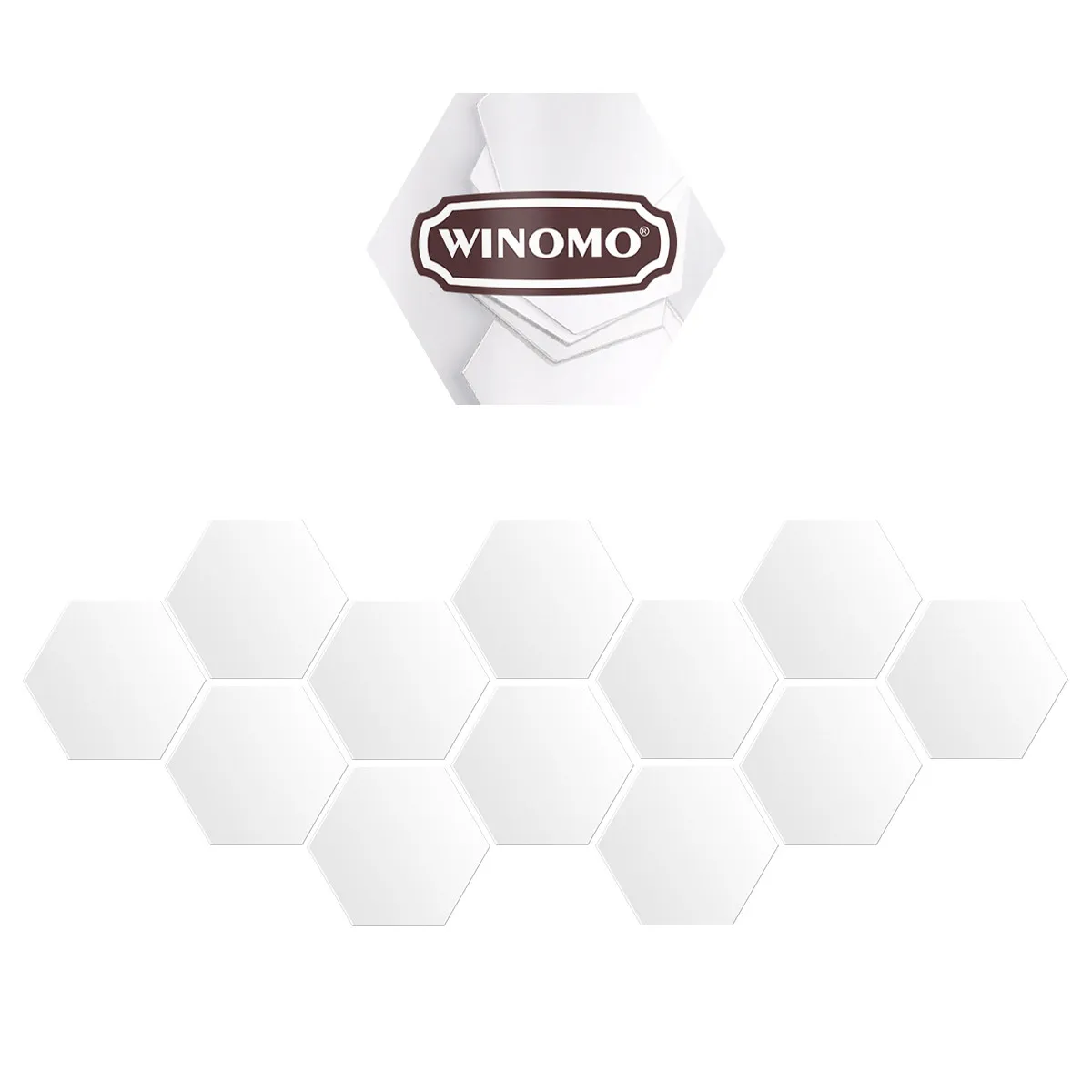 Mirror Wall Decal Hexagon Sticker Mirrors for Living Room Home Decor Stickers DIY