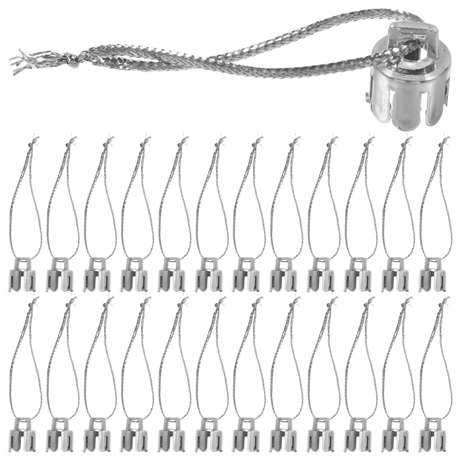 

1000 Pcs Christmas Ball Cap Cover Diy Ornament Tops Caps Replacement Hangers Oversized Pvc Decor