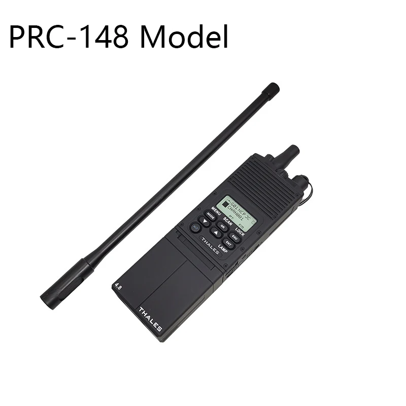 PRC-148 Black Interphone Model Tactical Walkie Talkie Dummy Cosplay Special Force US Army Modelling Communication AR