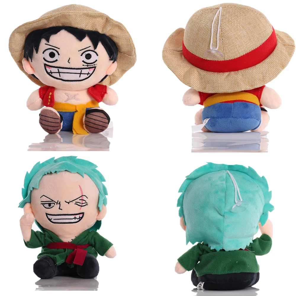 

- 20 см цельная аниме-фигурка Зоро Луффи Чоппер, плюшевые игрушки, милые мультяшные плюшевые куклы, кулон, детские рождественские подарки