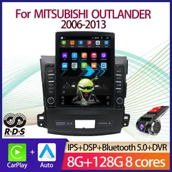 Android Car GPS Navigation For MITSUBISHI OUTLANDER 2006-2013 Tesla Style Auto Radio Stereo Multimedia Player With BT WiFi