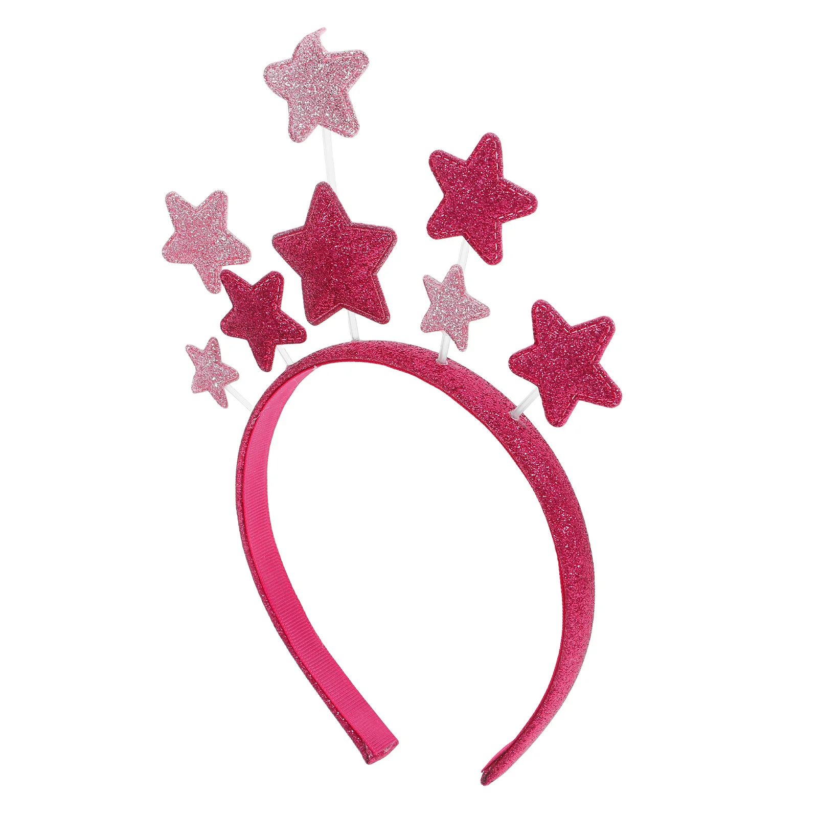 

Five-Pointed Star Hairband Glitter Headpiece Birthday New Year Party Holiday Star Accessories for Women Girls Earring Hairbands