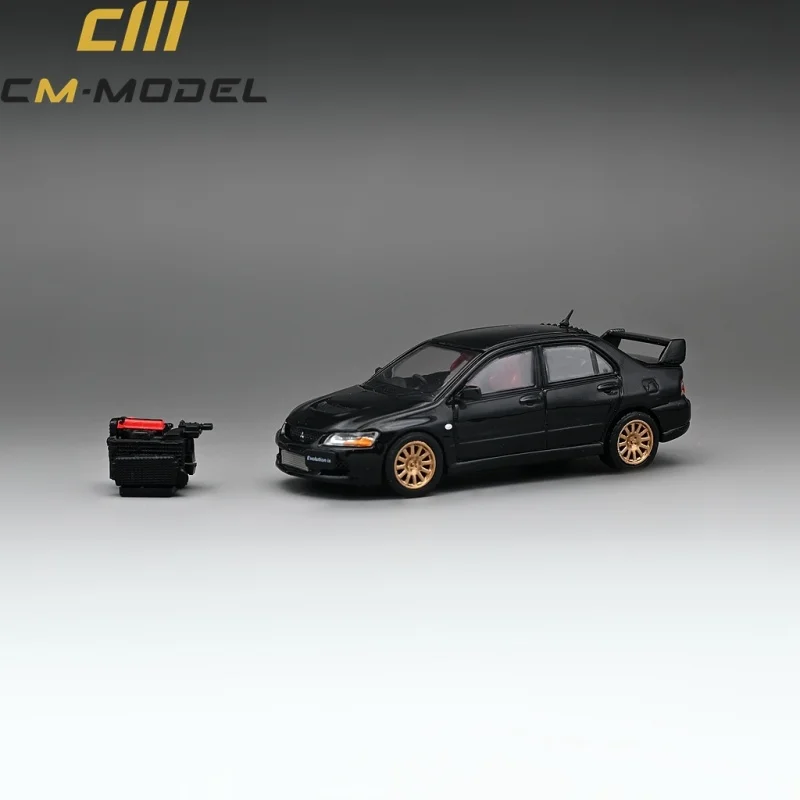 CM Model 1/64 Mitsubishi Lancer Evo 9 Plain paint modified alloy mini collector car model