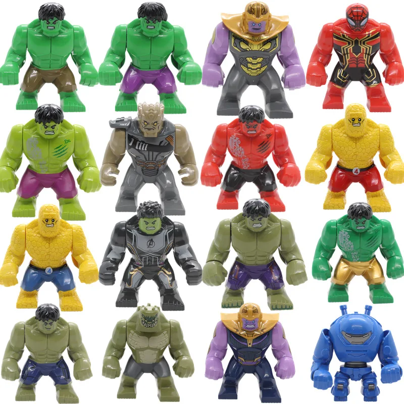 

Marvel superhero building block dolls, action dolls, venom assembly, Hulk Iron Man building block toys, puzzle children's gifts