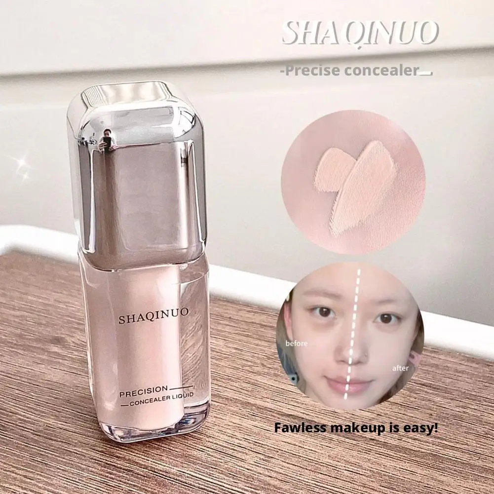 持続性のあるリキッドコンシーラー防水フルカバレッジナチュラルフェイス輪郭コンシーラー明るくカバーくま美容メイク