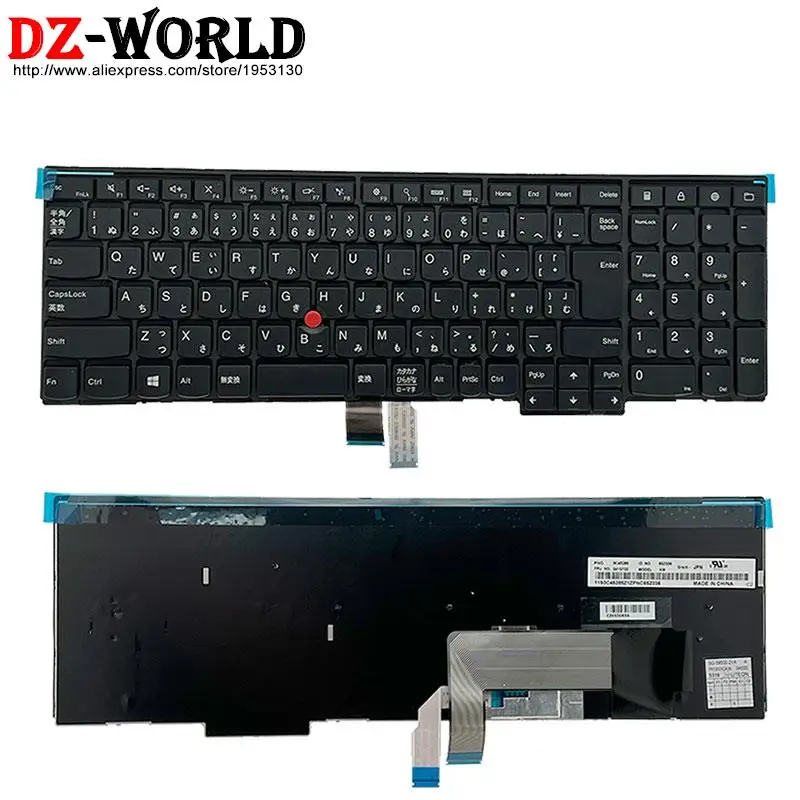 Teclado japonés JP para Lenovo Thinkpad T540P W540 W541 W550S T550 P50S T560 L540 L560 E531 E540 L570 portátil 04Y2720 04Y2379