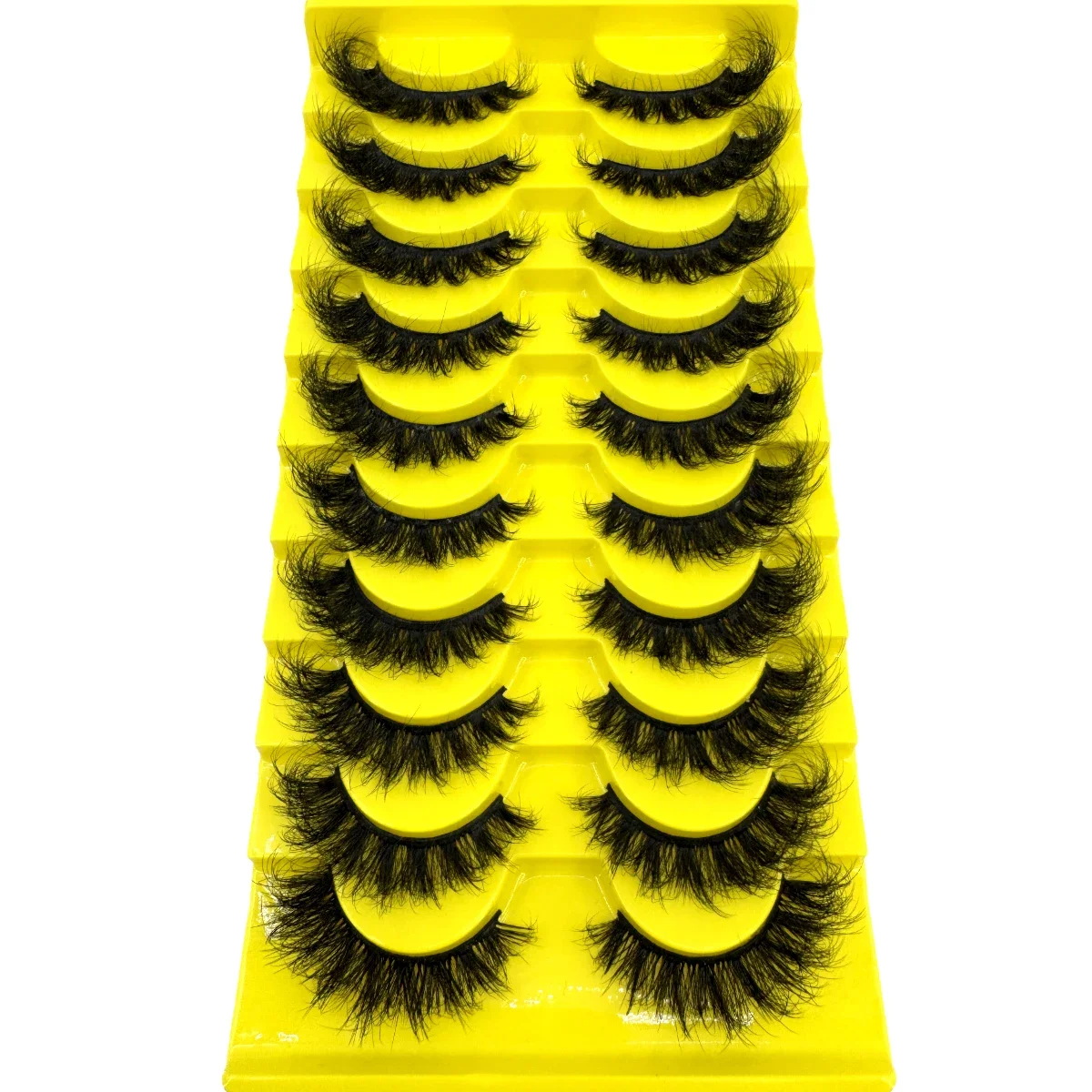 AMSDCN 10 paia di ciglia di visone artificiale 3D soffici ciglia morbide e spesse ciglia lunghe per le vacanze