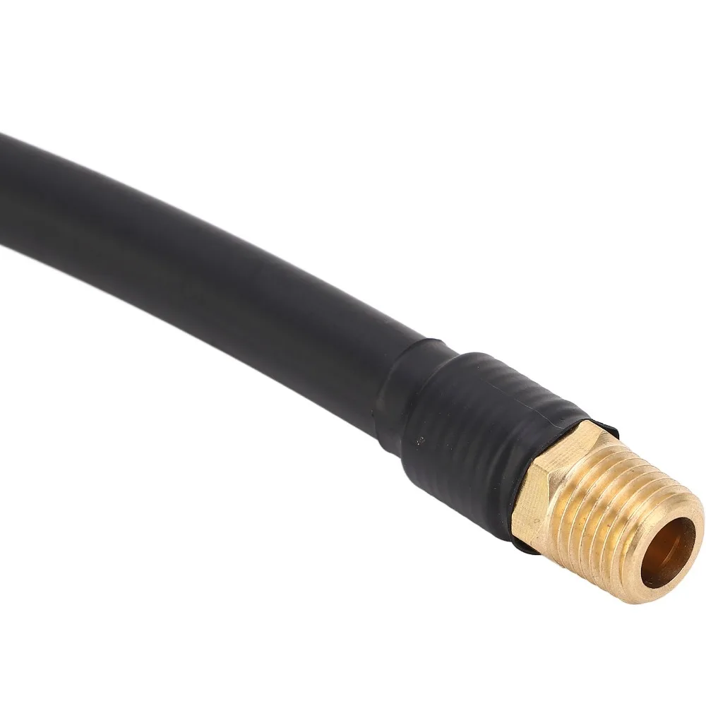 Rubber & Copper Air Compressor Hose Double Head Universal Air Pump Tire Inflation Hose 60 / 100 / 300cm Tire Inflator Hose