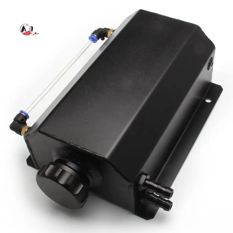 A10E-Radiator Coolant Overflow Tank Universal 2L Aluminum Coolant Radiator Overflow Reservoir Expansion Tank