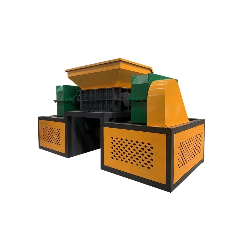 Large Garbage Crushing Equipment, Waste Metal And Plastic Double Axis Shredder, Industrial Crusher