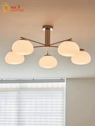 Nordic Design Bauhaus Medieval Persimmon Chandelier Lighting LED E27 Atmosphere Modern Light Fixtures Living/Dining Room Bedroom