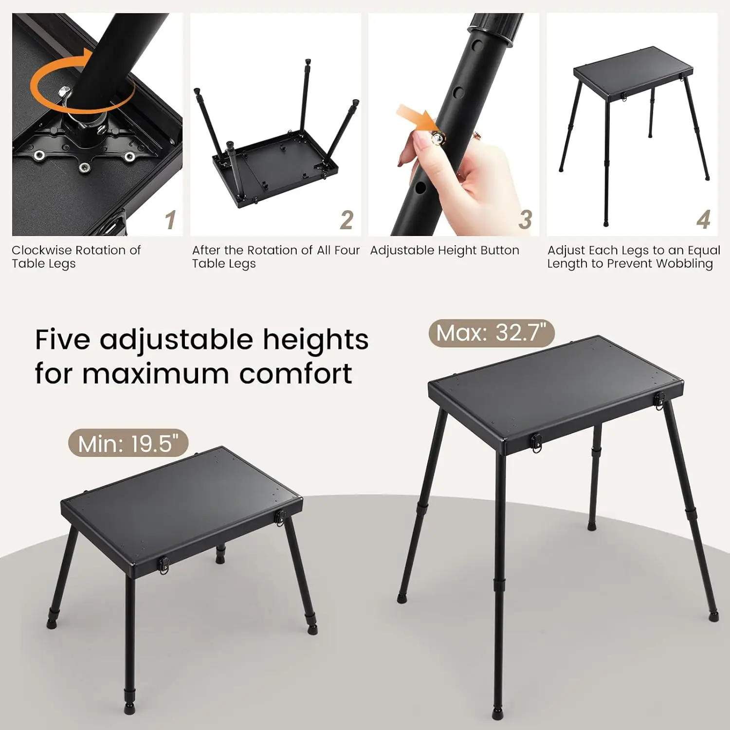 المتداول طاولة مانيكير 5 أدراج ماكياج عربة طوي مسمار مكتب حقيبة ماكياج على عجلات مستحضرات التجميل مسمار الجدول محطة العمل المحمول #6