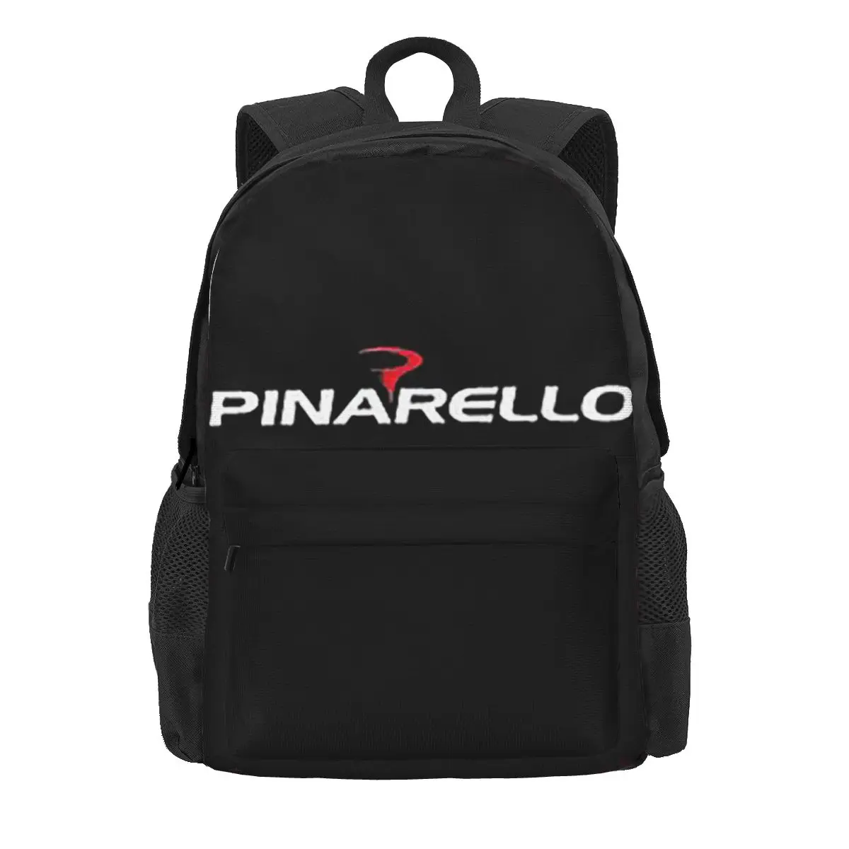 White Script Pinarello Bikes Backpacks Boy Girl Bookbag Students School Bags Cartoon Travel Rucksack Shoulder Bag Large Capacity