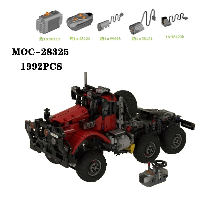 Classic Building Block MOC-28325 All Terrain Off road Truck High difficulty Splicing Toys 1992PCS Adult and Children's Toy Gifts