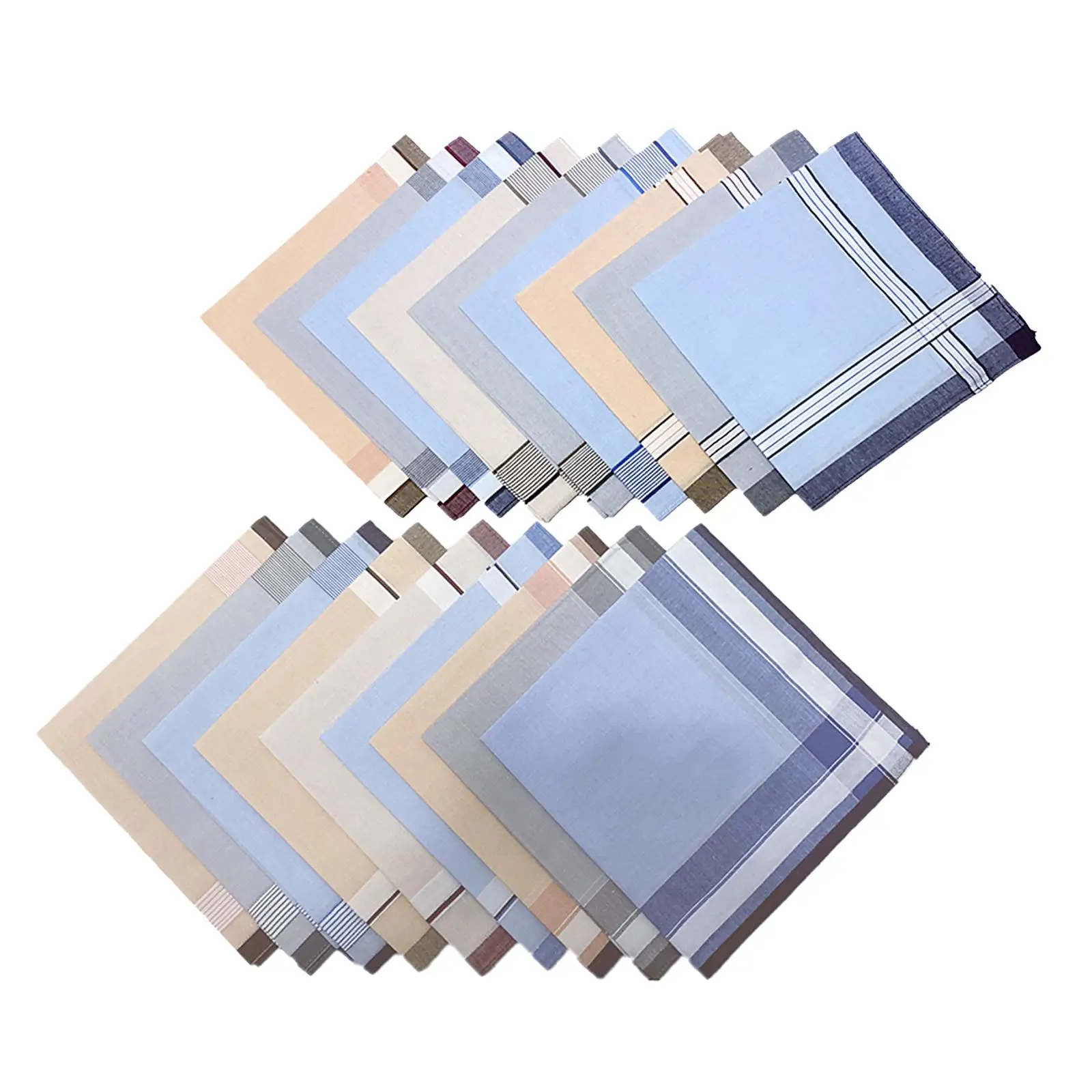 مناديل قطنية عتيقة بدلة رجالية ناعمة مناديل جيب مربعة كبيرة لهدية الأب