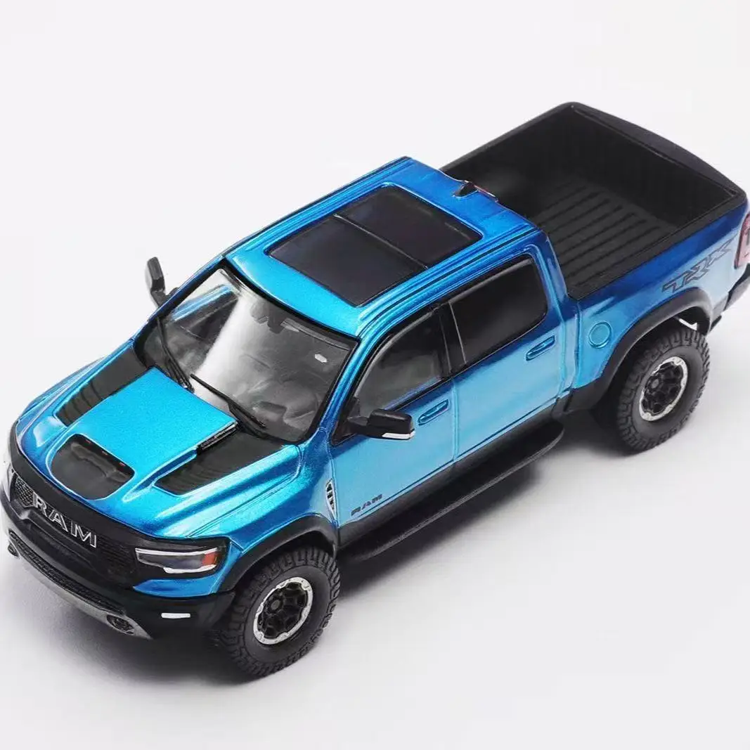

Shadow pro 1/64 Tyrannosaurus Rex pickup (left) blue black car alloy model