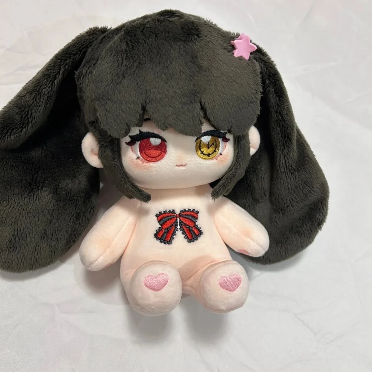 20cm Tokisaki Kurumi Nightmare Date A Live Padding Stuffed Plush Doll Figures Outfit Cartoon Dress-up Cotton Doll Gift Xmas