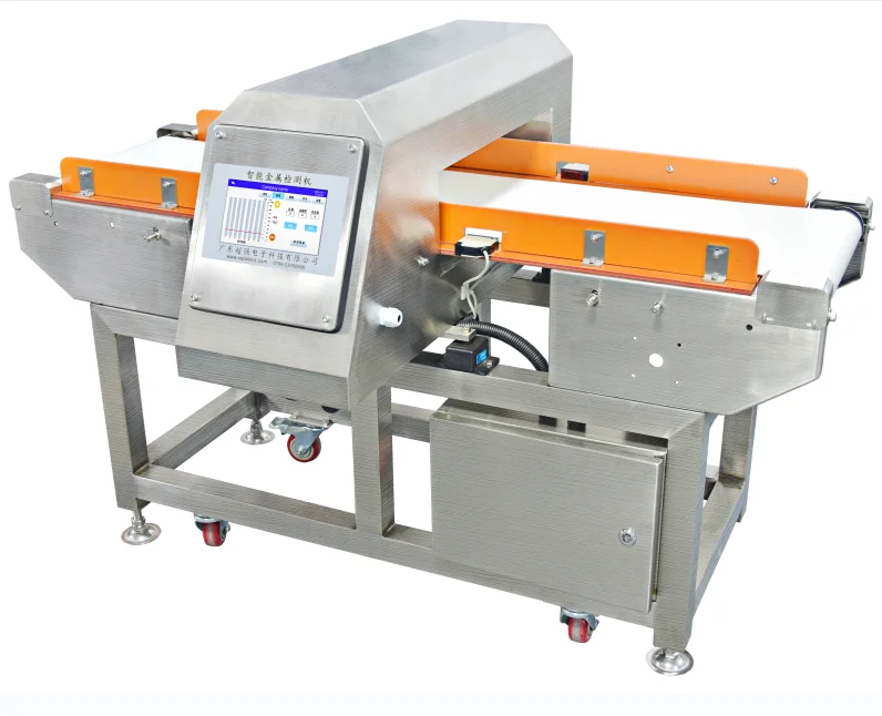 CQ-807 Multi-language System High Precision Touch Screen Aluminum Foil Packaging Food Metal Detector Broken Detector
