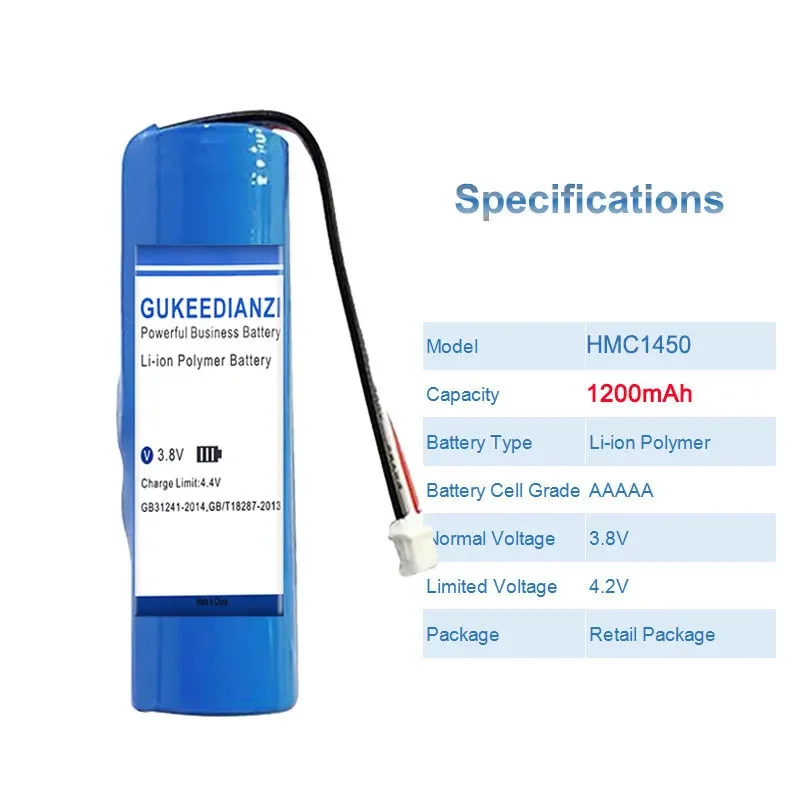 HMC1450 Smart Dash Cam Battery For 70mai Smart Dash Cam Pro 1200mAh High Capacity view 2
