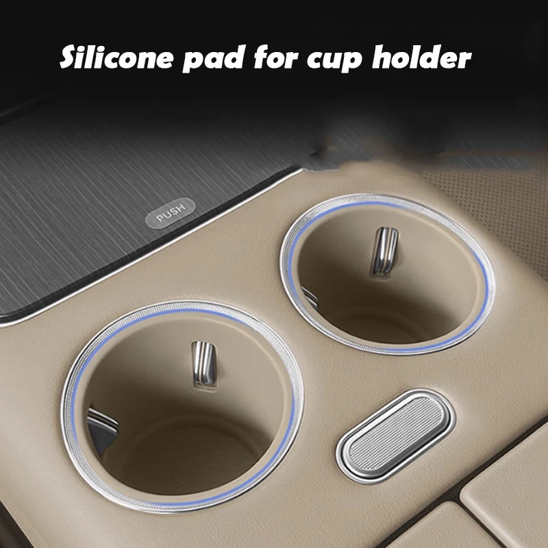 

For AITO M5 Ultra 2025 Silicone Pad for Cup Holder Special Accessories Effective Protection Car Accessories