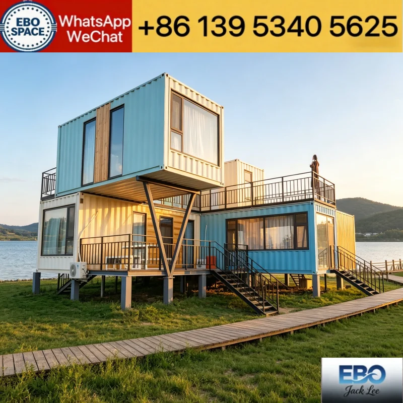 Modern Expandable Container Prefab House 20/40FT Insulated Mobile Office Garden Tiny Guest House