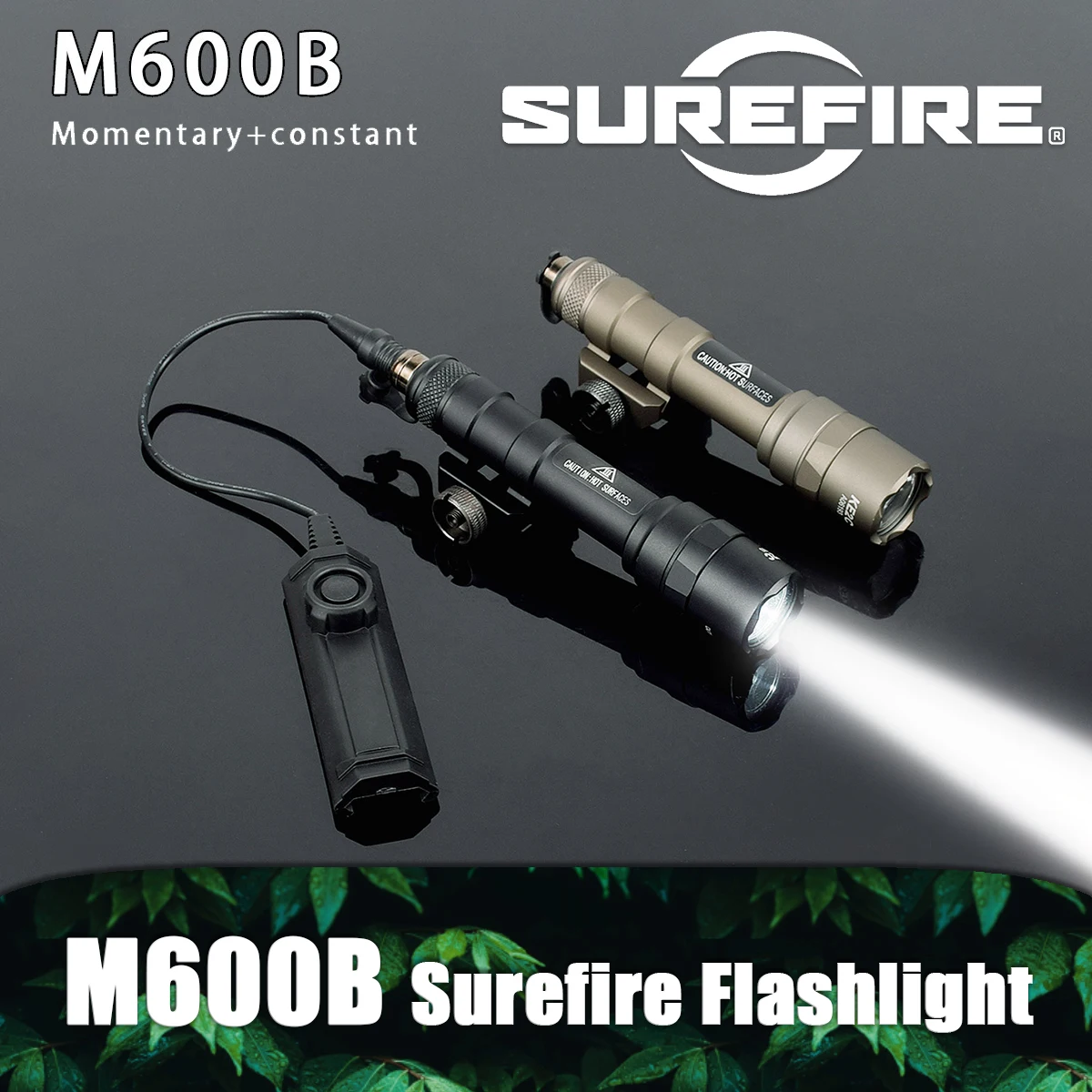 Taktyczna latarka Surefire M600 M600U/M600B, mocna latarka z podwójnym przełącznikiem, pasująca do szyny 20mm do AR15 SF M600 Scout, latarka LED z 5 trybami.