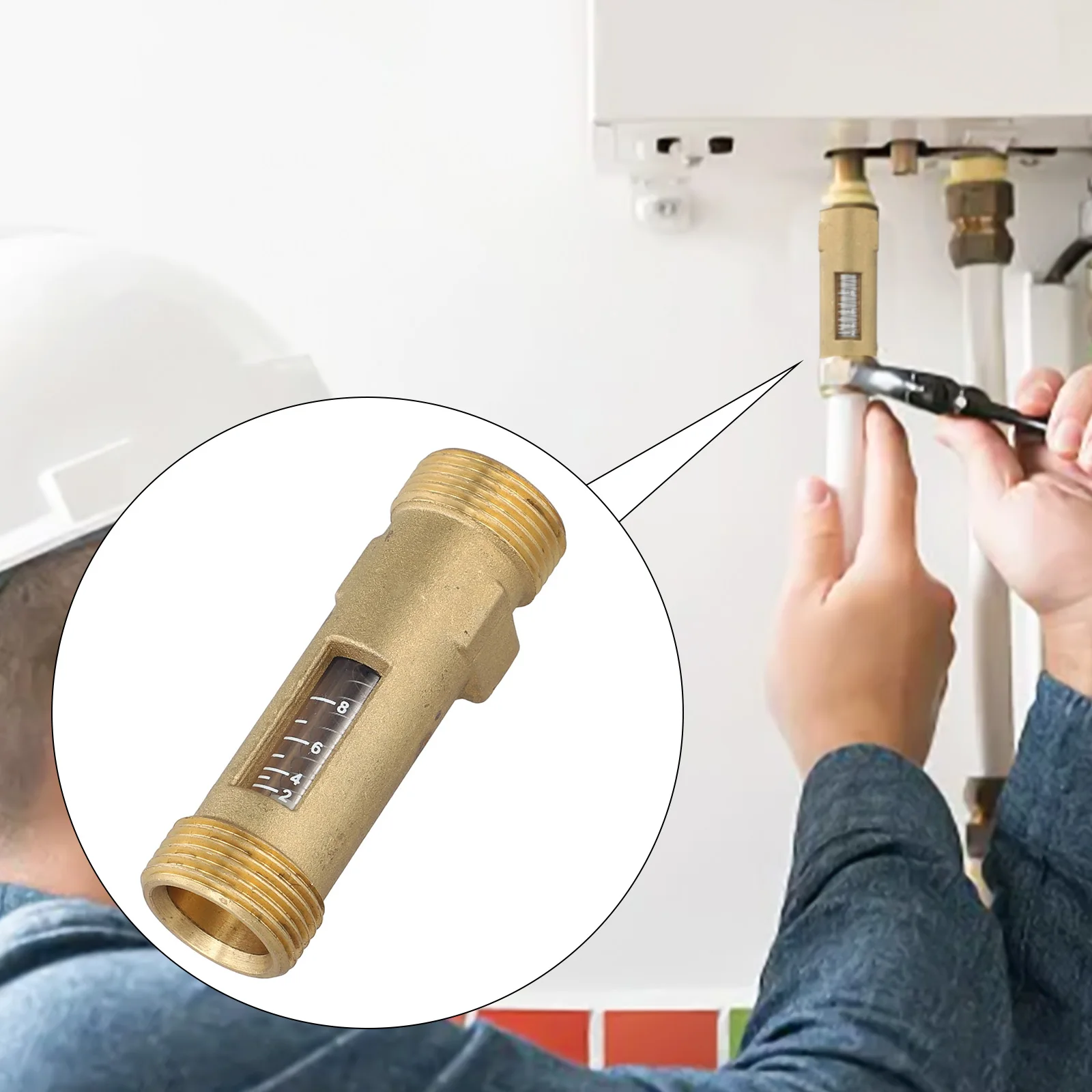 85mm Flow Adjustment Valve Automatic Pressure Relief Valve Air Connector Efficient Flow Measurement High Pressure Resistance