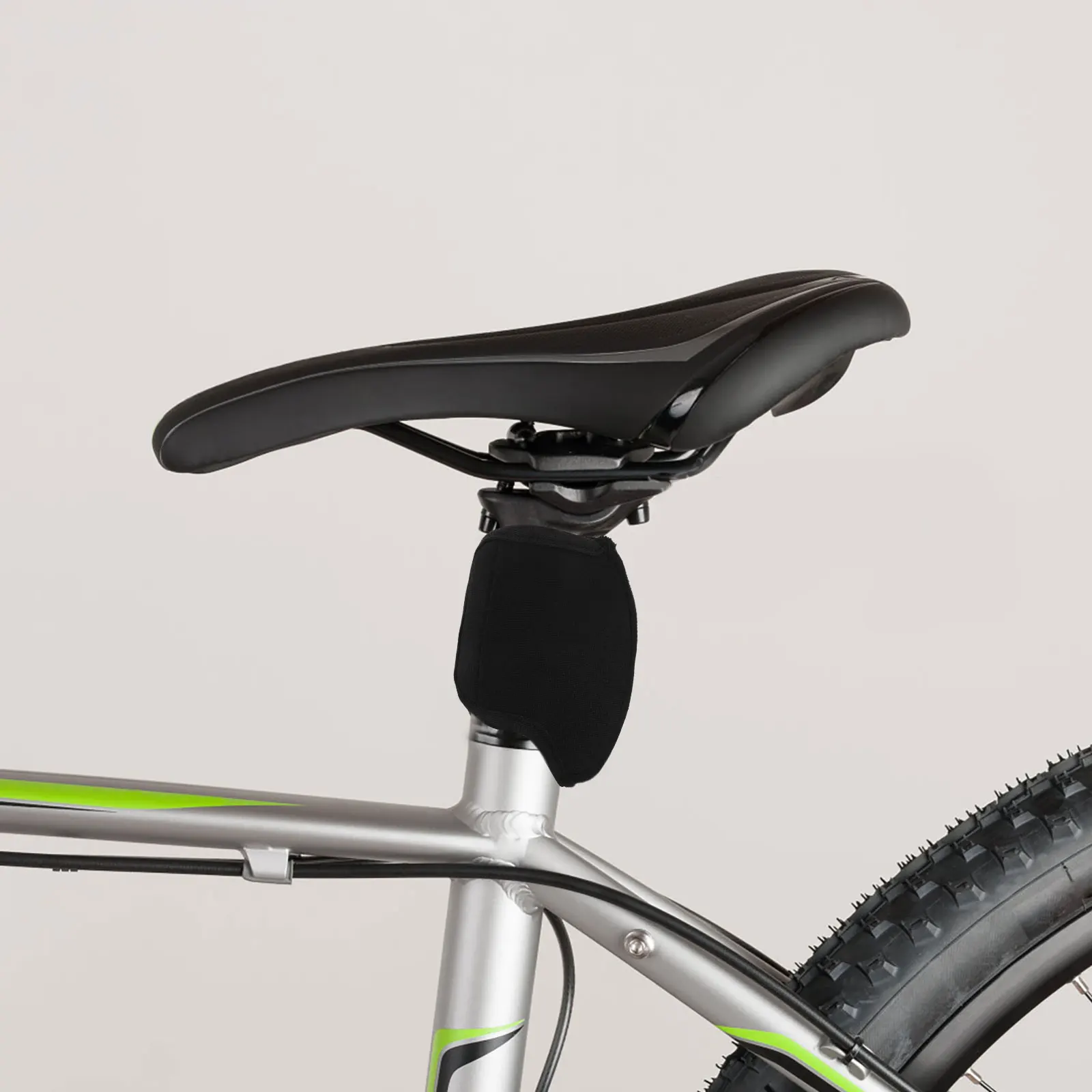 

Shock Absorbing Seatpost Cover Protective Case Dustproof Seat Tube Cover for Suspension Bike Seatpost Mountain Bike Riding