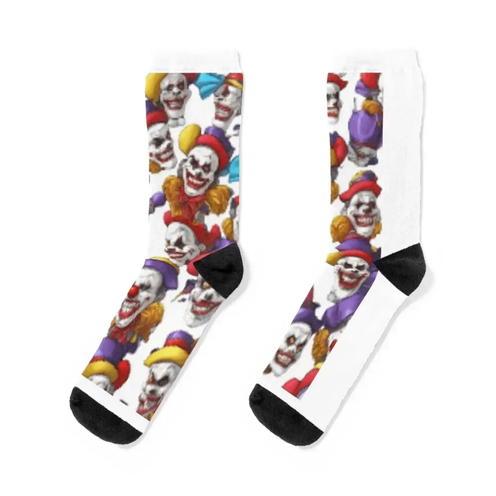 

Buggy the clown faces Socks Stockings compression floor custom sports crazy Women Socks Men's