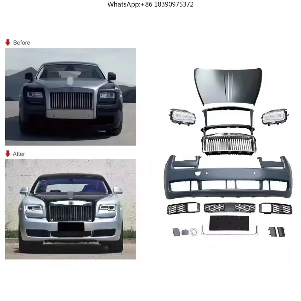 Body Kit New 1 Conversion 3 Modify Parts Hood Front Bumper Car Grille Upgrade Bodykit