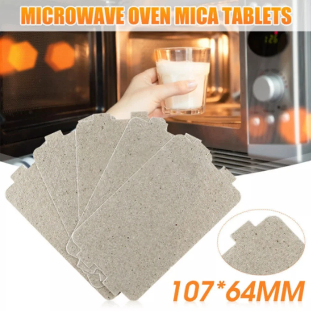 5Pcs Thickened Wave Guide Spare Parts Accessories Cap Microwave Oven Cover Sheet Universal Repairing Mica Plate