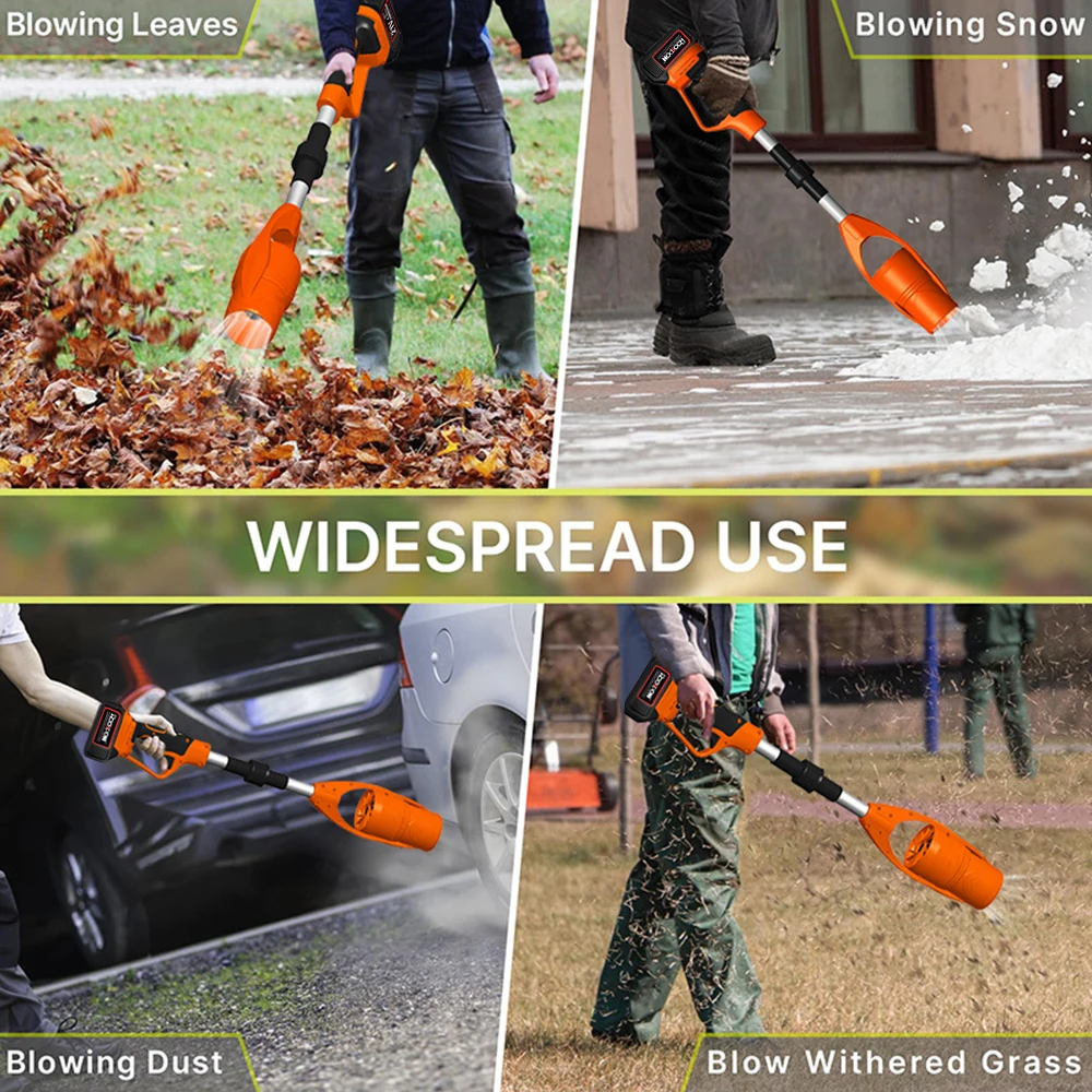 Cordless Leaf Blower Air Blowers For Makita 18V Battery Brushless Motor 150MPH Speed Folding Garden Leaf Collecting Blow Cleaner