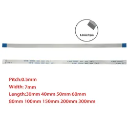 13Pin 0.5mm Pitch FFC FPC AWM 20624 80C 60V VW-1 A B Type Flat Flexible Cable 60/100/150/200/250/300mm