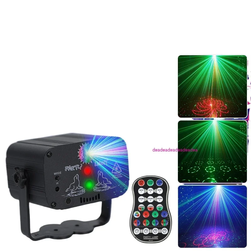 Charging outdoor mini laser stage lighting christmas atmosphere projection led bar lights KTV beam of light