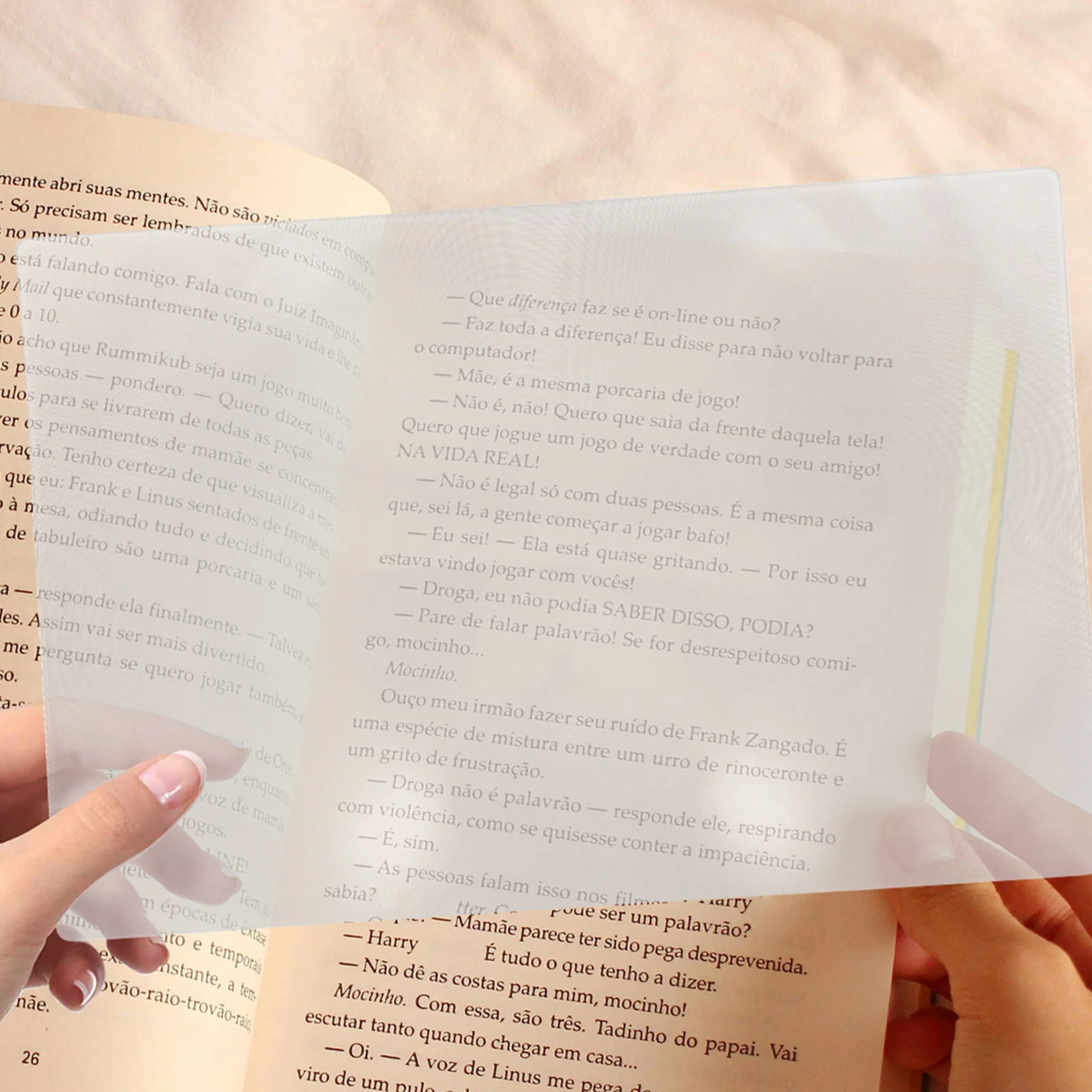 

6Pcs A4 Ultra-Thin Full Page Magnifying Sheet Portable Reading Tool for Elderly Reduces Eye Strain Ideal for Books Maps