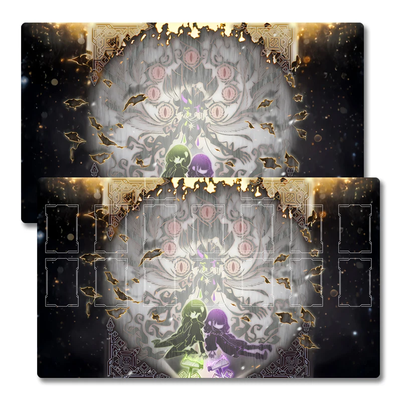 Yugioh Sinful Spoils of the White Forest Play Mat Yu-Gi-Oh! TCG OCG Trading Card Games Mat Duel Plate Rubber Card Mat Mouse Pad